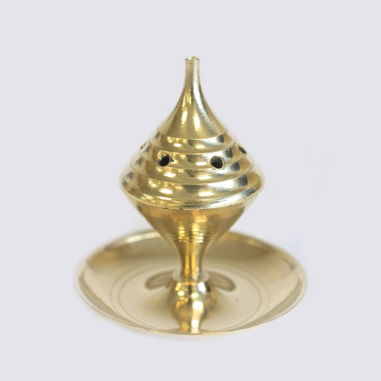 Small Wood Incense Holder - Home Incense Burner Tabletop Stand