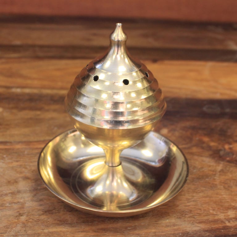 Large Wooden Scented Incense Burner Holder Stand for Meditation and Relaxation