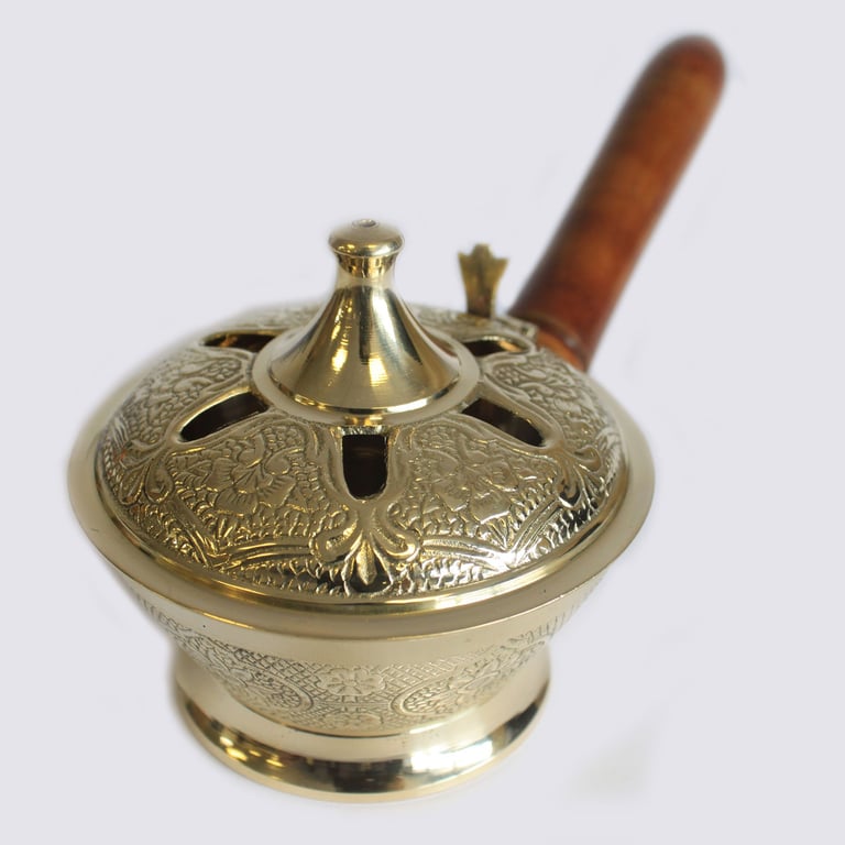 Incense Burner - Ornate Censer - Premium Quality