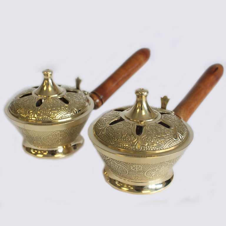 Incense Burner - Ornate Censer - Premium Quality