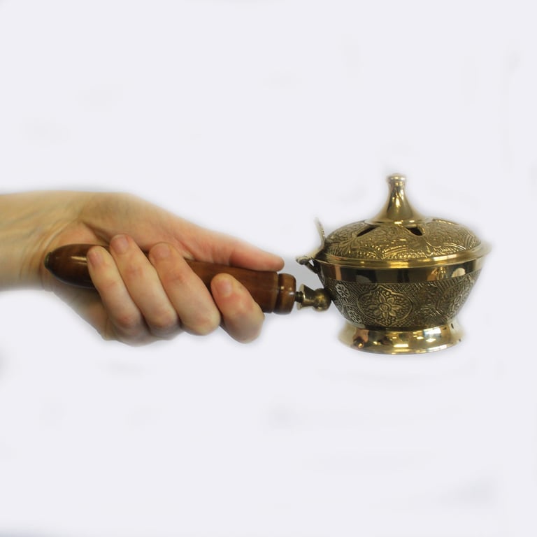 Incense Burner - Ornate Censer - Premium Quality