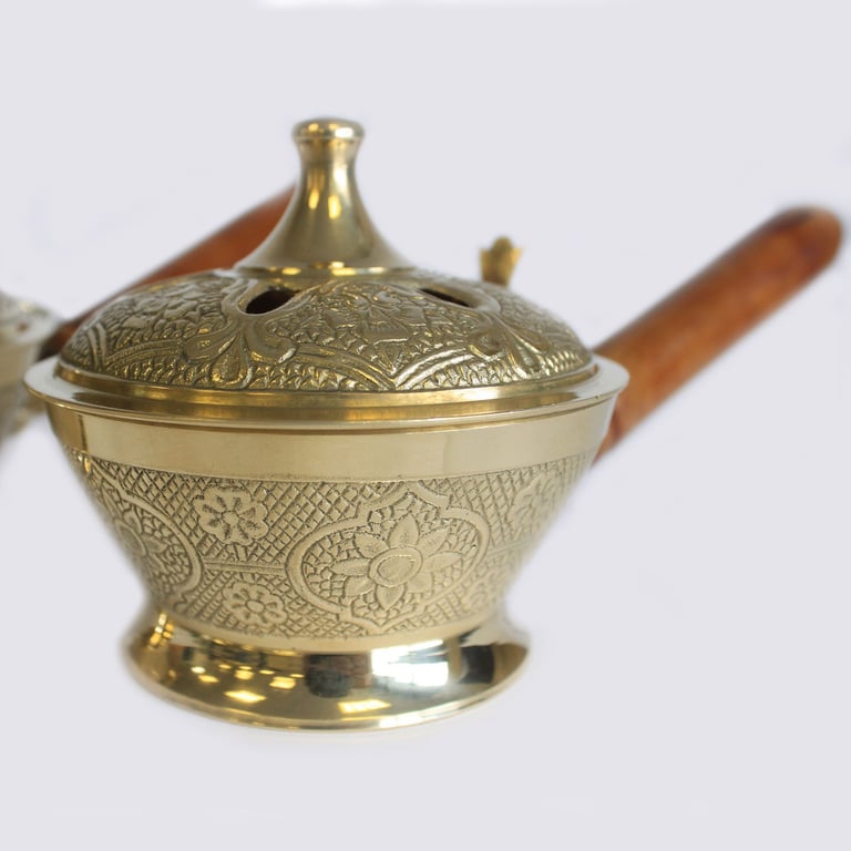Incense Burner - Ornate Censer - Premium Quality