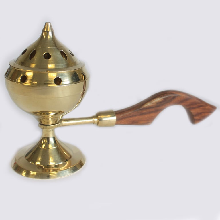 Plain Censer Burner - Incense Holder for Spiritual Practice and Meditation Accessories