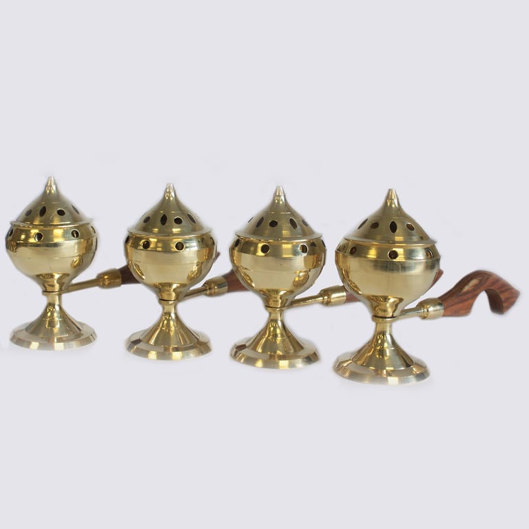 Plain Censer Burner - Incense Holder for Spiritual Practice and Meditation Accessories