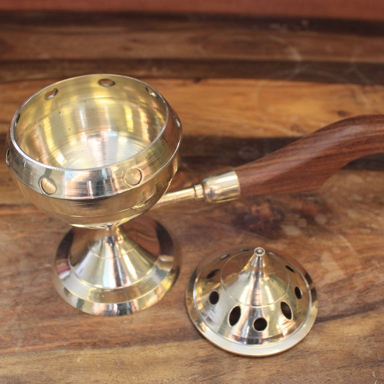 Plain Censer Burner - Incense Holder for Spiritual Practice and Meditation Accessories