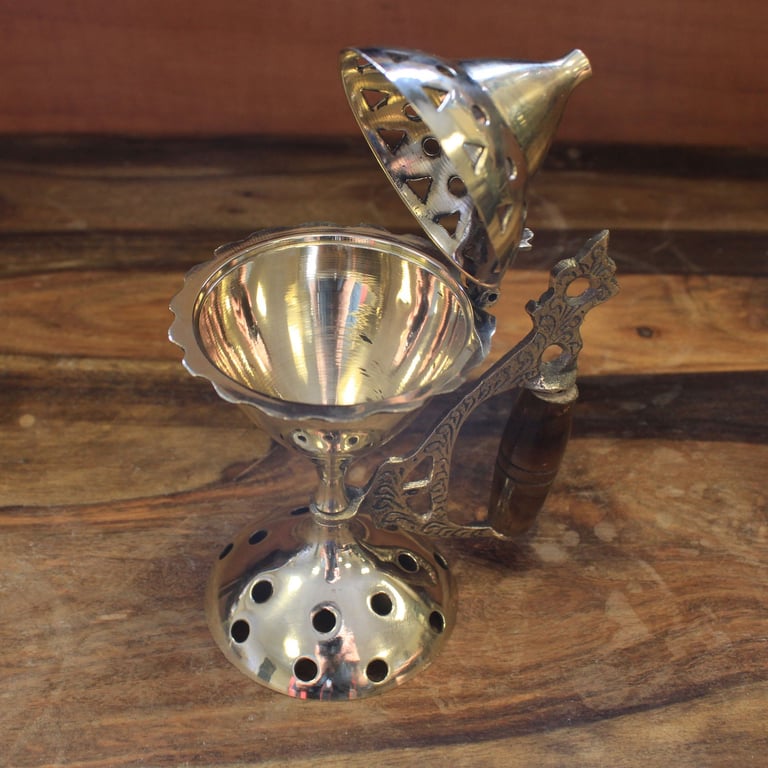 Large Cone Burner with Handle - Portable Outdoor Cooking Burner for Camping and Grilling