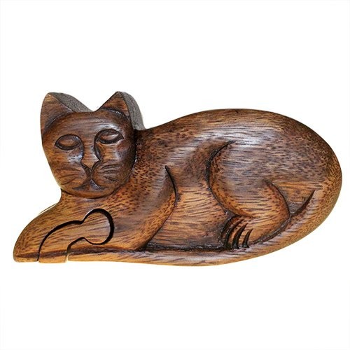 Bali Magic Box - Interactive Puzzle Toy for Cats and Feline Entertainment
