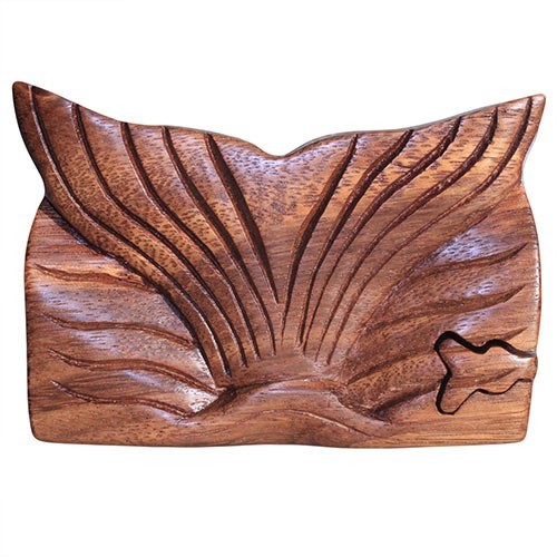 Whale Tail-fin Sculpture - Handcrafted Bali Magic Box