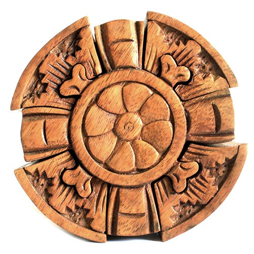 Bali Round Petal Box - Handcrafted, Durable Design