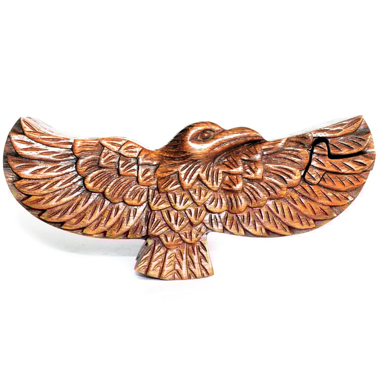 Bali Wooden Box - Eagle-Shaped Decorative Container - Magic Edition