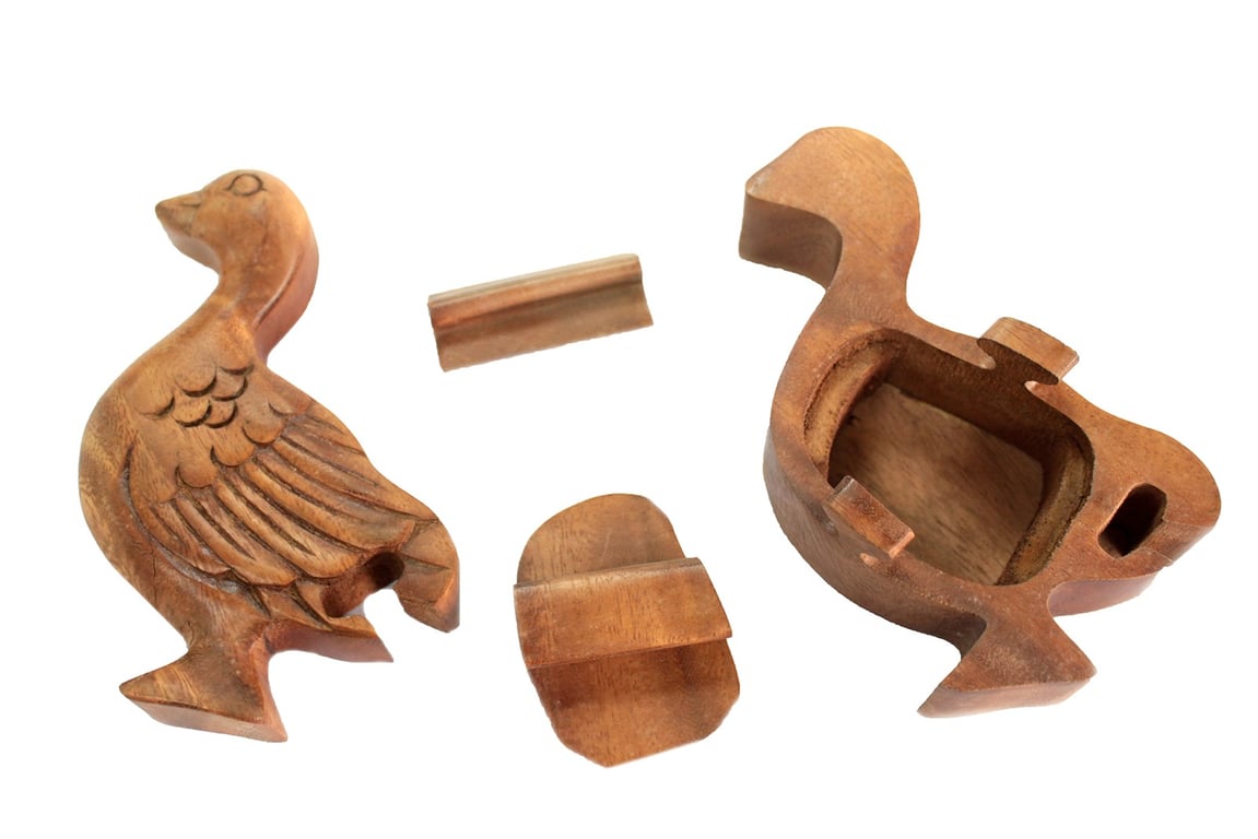 Bali Magic Box - Pretty Duck Handcrafted Indonesian Decoration for Kids and Home Decor