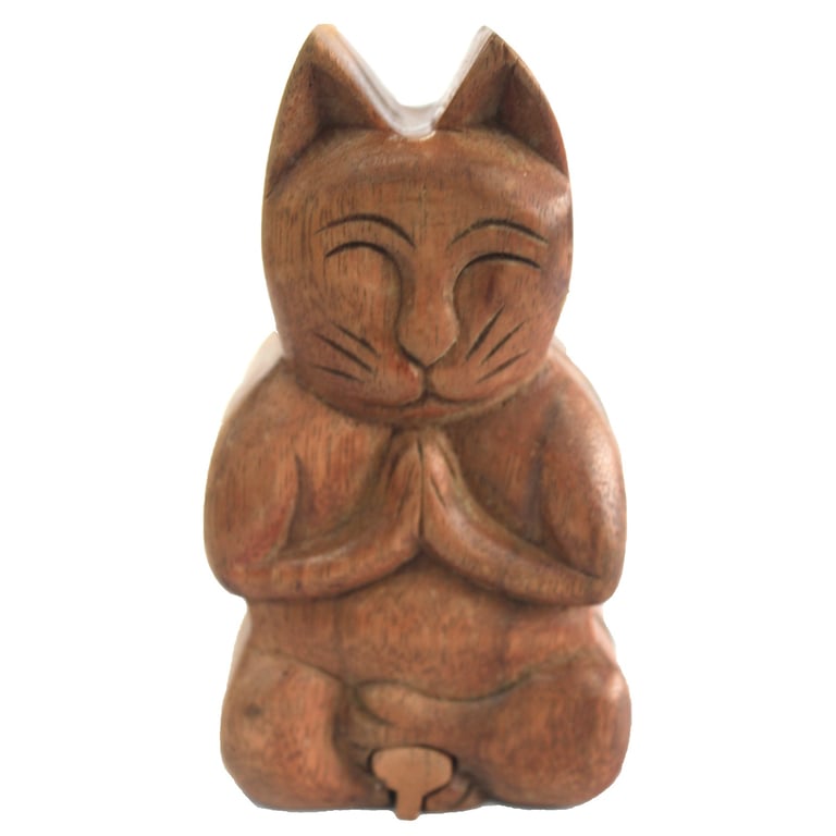 Yoga Mat - Bali Magic Box - Yoga Cat Design