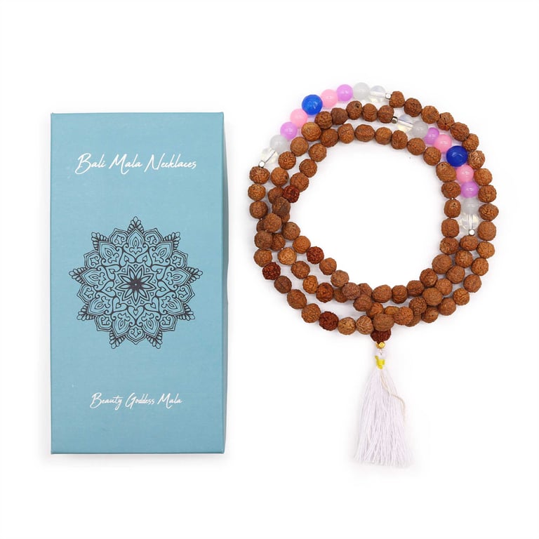 Necklace - Bali Mala Goddess Pendant - Beautybrand