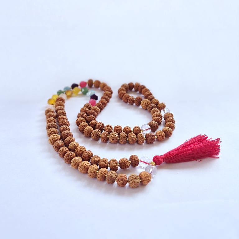 Necklace - Creativity (Chakra) Bali Mala - Enhance Balance