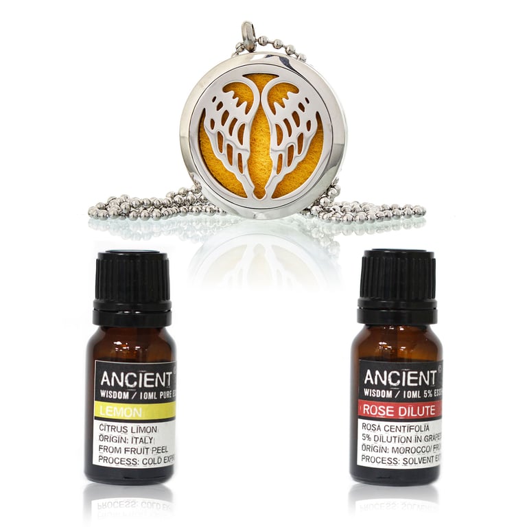 Essential Oil Diffuser Necklace Set - Aromatherapy on-the-go - Brand Name