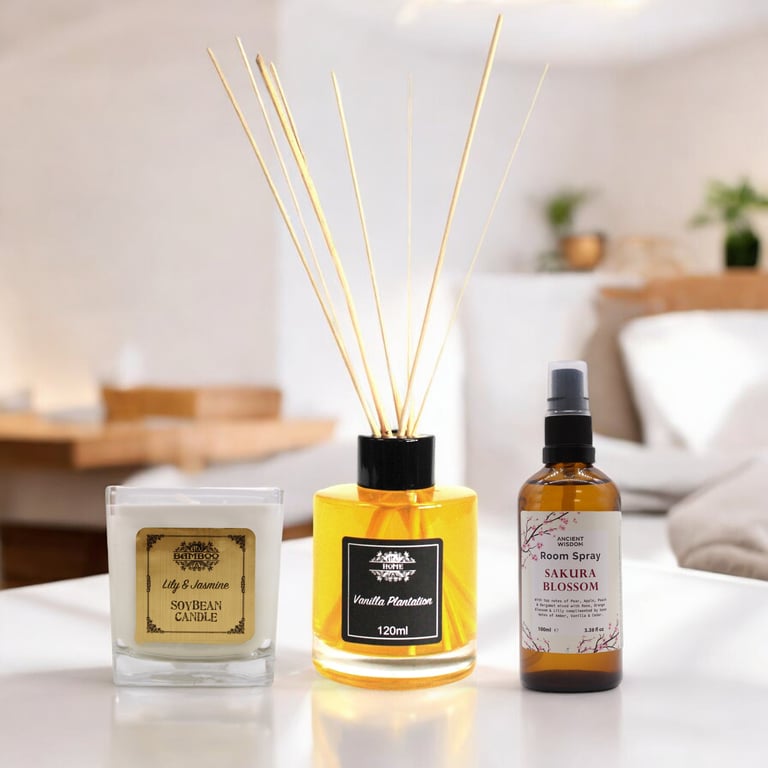 Aromatic Home Bundle - Fragranced Candles & Reed Diffusers - Premium Collection