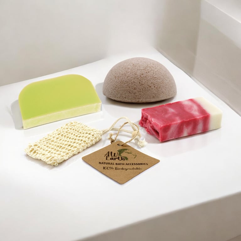 Artisan Soap and Solid Shampoo Set - Handmade, Eco Friendly, Natural Cleansing Essentials