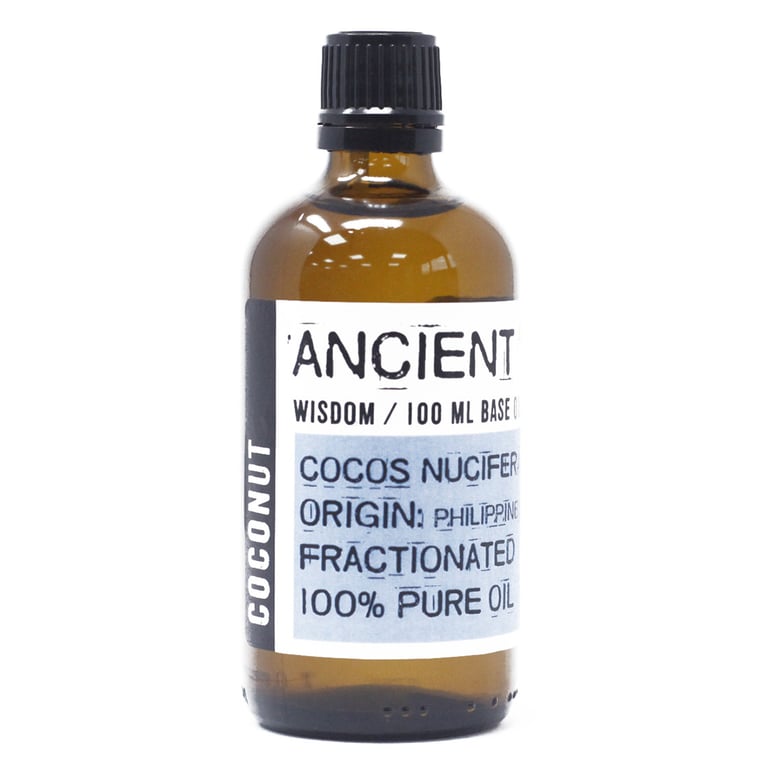 Fractionated Coconut Oil 100ml - Natural Anti-Aging Skincare and Hair Care Oil