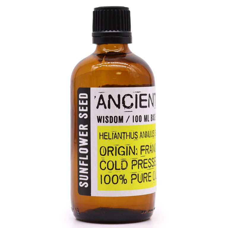 Organic Edible Sunflower Oil - 100ml Cold Pressed Cooking Oil