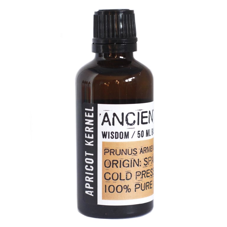 Organic Apricot Kernel Oil - 50ml Face Moisturizer for Natural Skincare