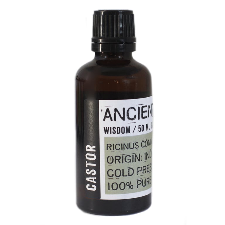 Organic Natural Castor Oil - 50ml for Skin Care and Hair Growth