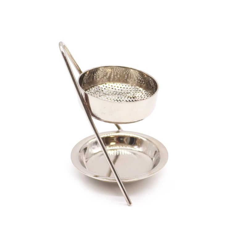 Plated Brass Resin Incense Warmer - Fixed Metal Holder for Warmth and Aroma Retention
