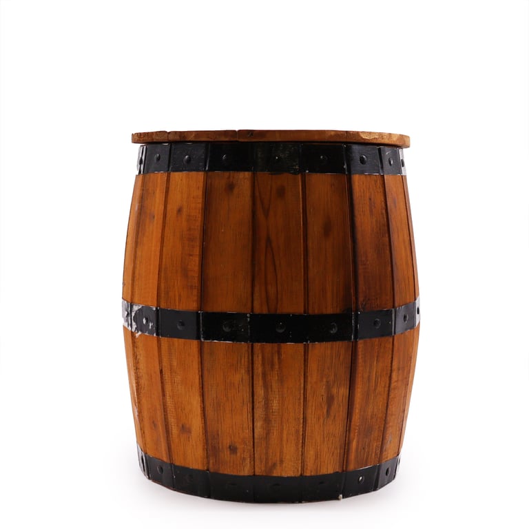 Barrel Stool - Natural - Beer Seating Solution
