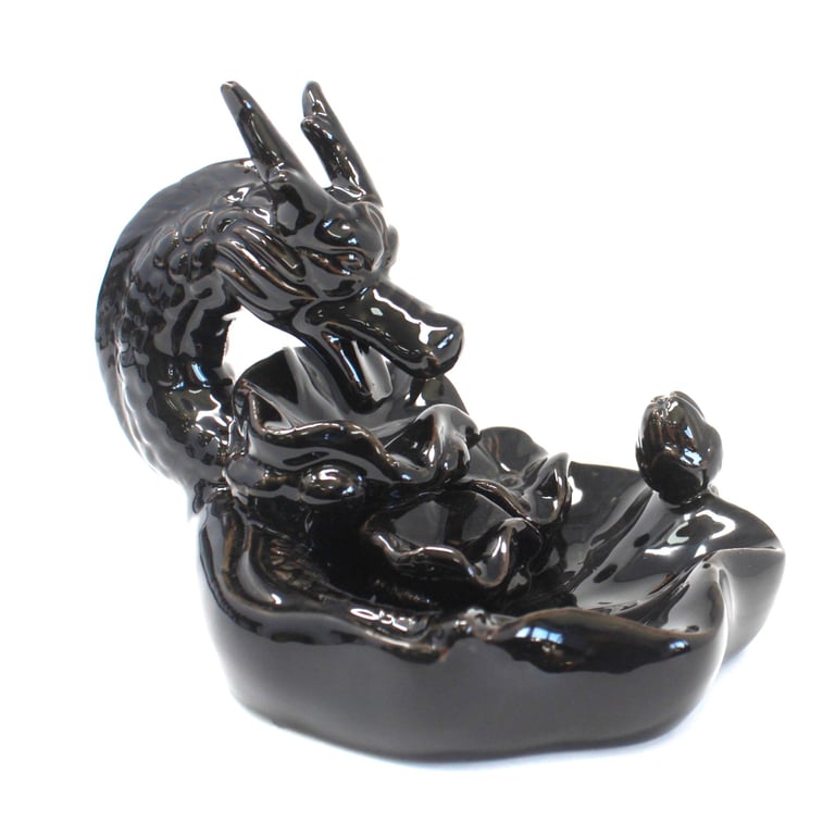 Large Dragon Pool Incense Burner - Backflow Design