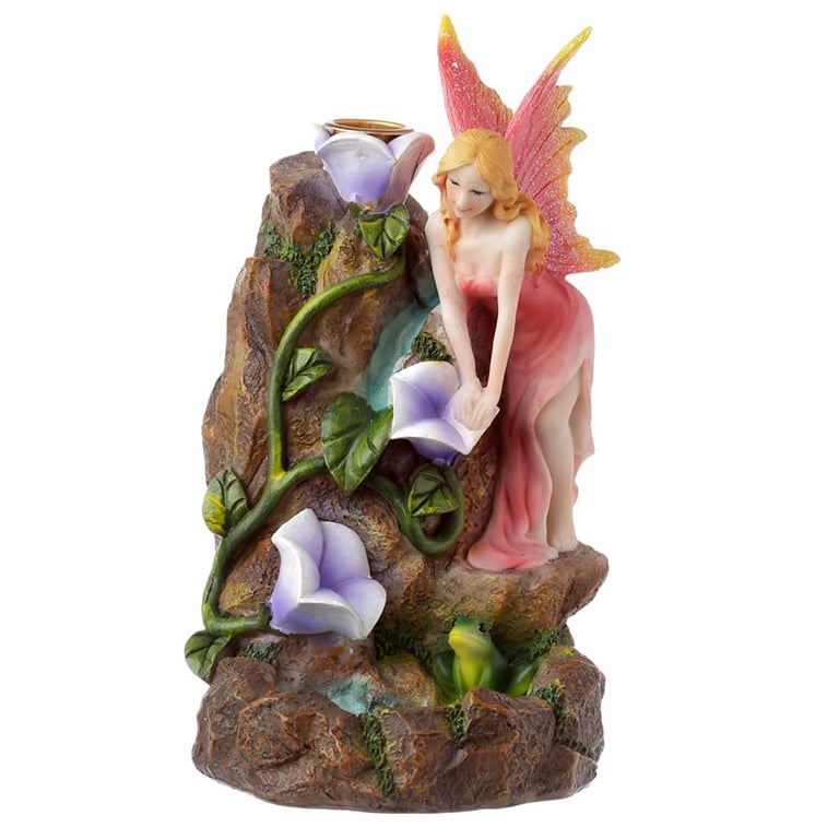 Incense Burner - Waterfall Backflow - Fairy Flower Garden