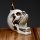 Skull Open Mouth Backflow Incense Burner with Votive Holder and Dispenser