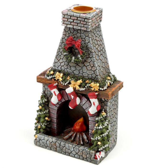 Incense Burner - Christmas Fireplace Backflow - Brand/Model