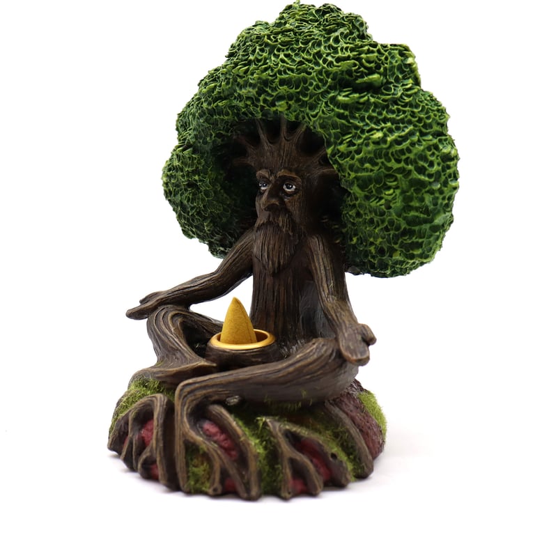 Incense Burner - Backflow Design - Wise Old Tree Man of the Forest