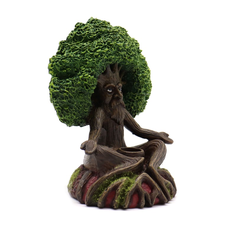 Incense Burner - Backflow Design - Wise Old Tree Man of the Forest