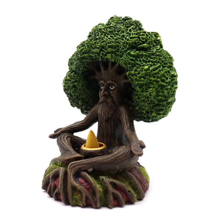Incense Burner - Backflow Design - Wise Old Tree Man of the Forest