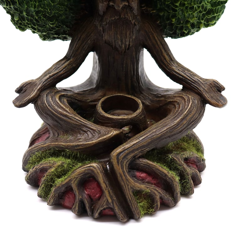 Incense Burner - Backflow Design - Wise Old Tree Man of the Forest