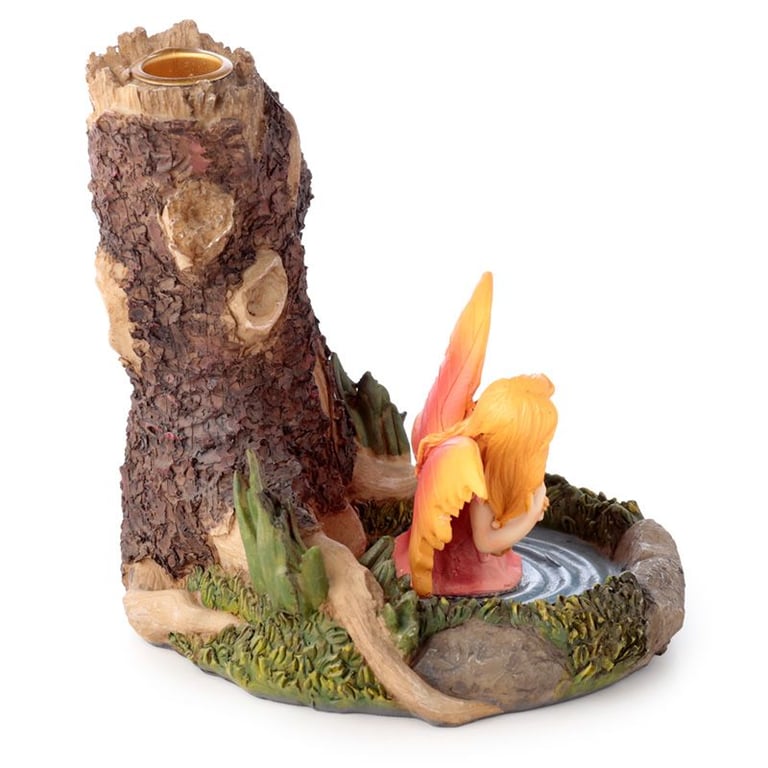 Incense Burner - Ancient Tree Design Backflow - Lake Collection