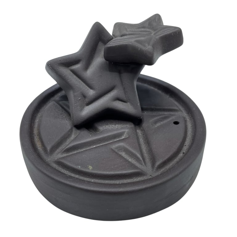 Pentagon Falls Backflow Incense Burner - Geometric Diffuser Holder Stand