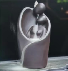Incense Burner - Backflow Design - In Your Lovers Arms (Brand Name Optional)