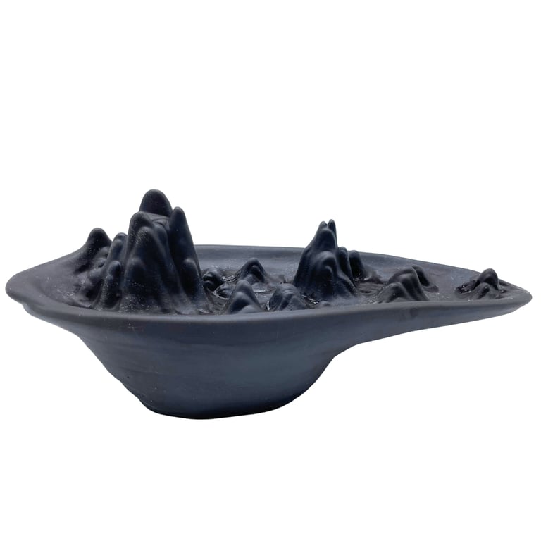 Incense Burner - Mountain Scape Design - Backflow Model