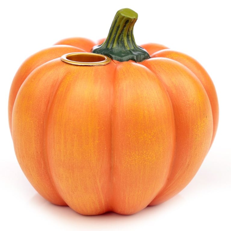 Pumpkin Backflow Incense Burner - Elegant Fall Decor Scented Candle Holder with Aesthetic Waterfall Effect