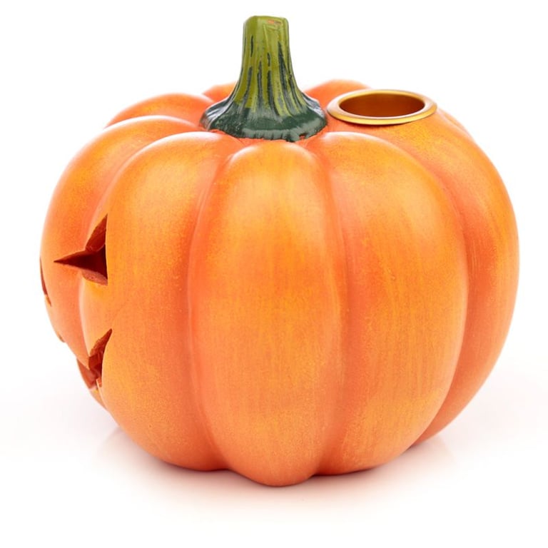 Pumpkin Backflow Incense Burner - Elegant Fall Decor Scented Candle Holder with Aesthetic Waterfall Effect