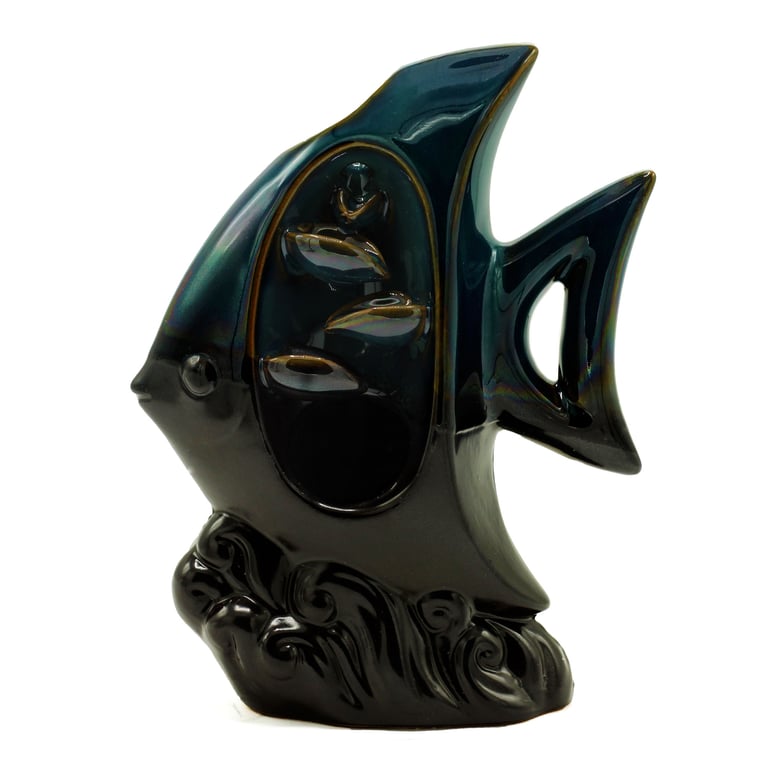 Incense Burner - Tropical Fish Design - Backflow Model