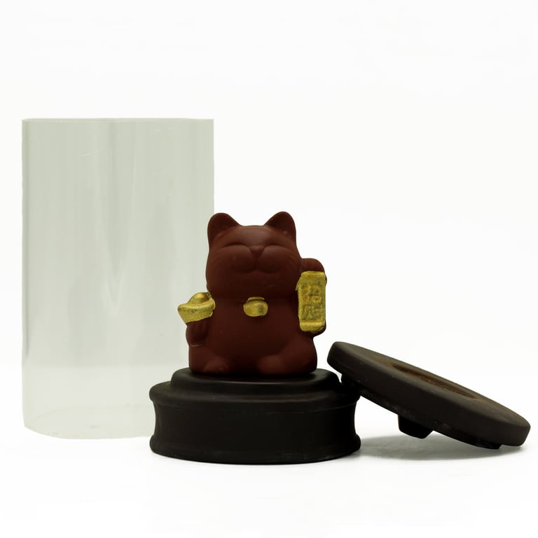 Incense Tube Backflow Burner (Money Cat Design)
