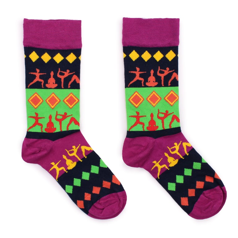 Hop Hare Bamboo Yoga Socks - Natural Stretchy Support for Your Practice