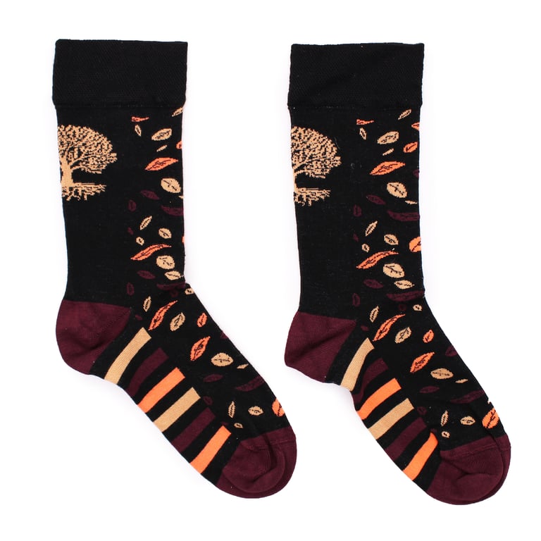 Bamboo Tree of Life Socks - Eco-Friendly Bamboo Fiber M/L Size