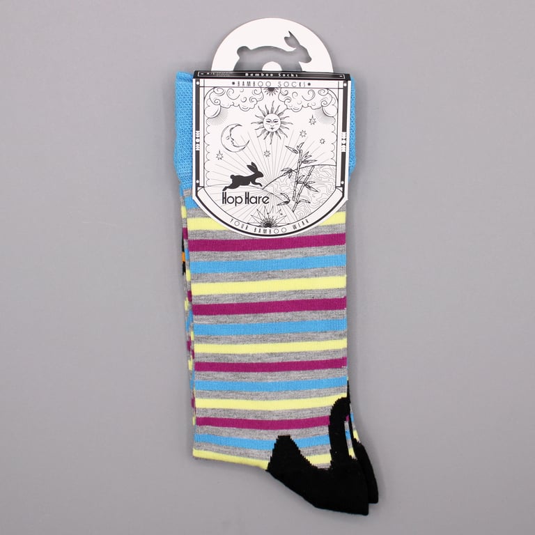 Hop Hare Bamboo Socks - Eco Friendly, Soft & Breathable SM Size