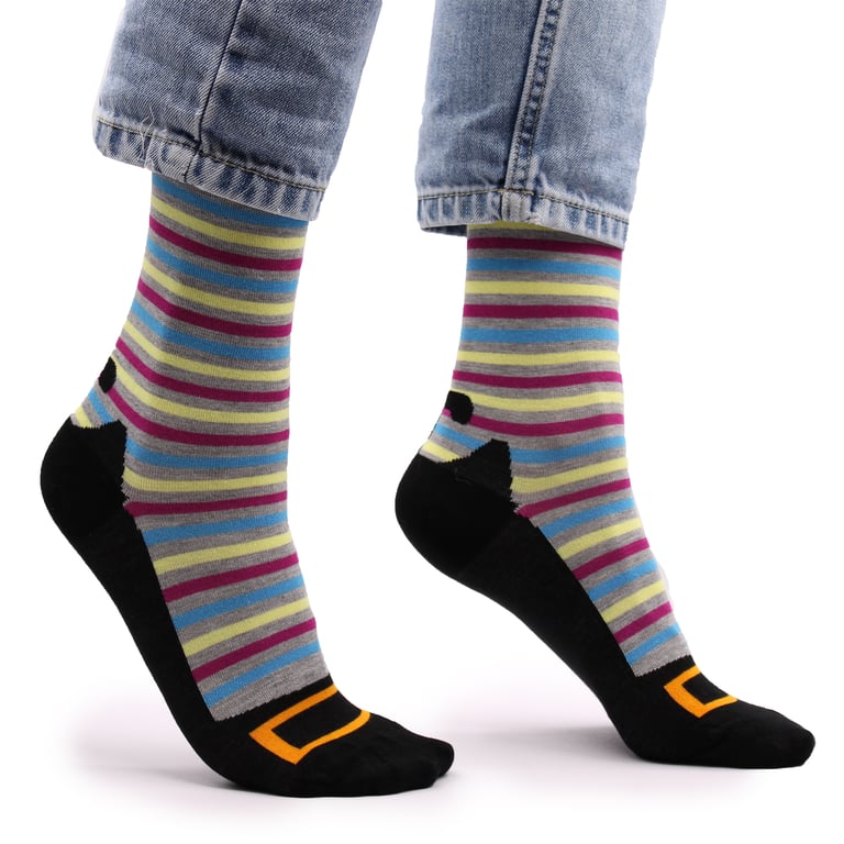Hop Hare Bamboo Socks - Eco Friendly, Soft & Breathable SM Size
