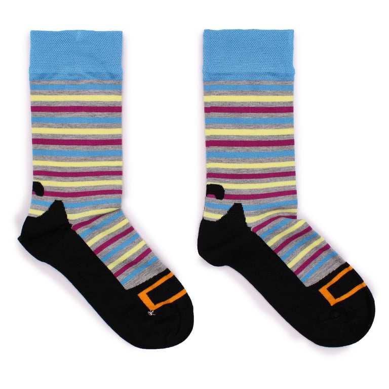 Hop Hare Bamboo Socks - Eco Friendly M/L Size, Soft Bamboo Fibers, Hocus Pocus Design