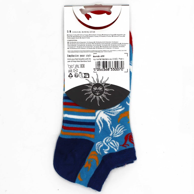 Bamboo Socks - Hop Hare M/L Low Cut Mens & Womens Socks from Phoenix
