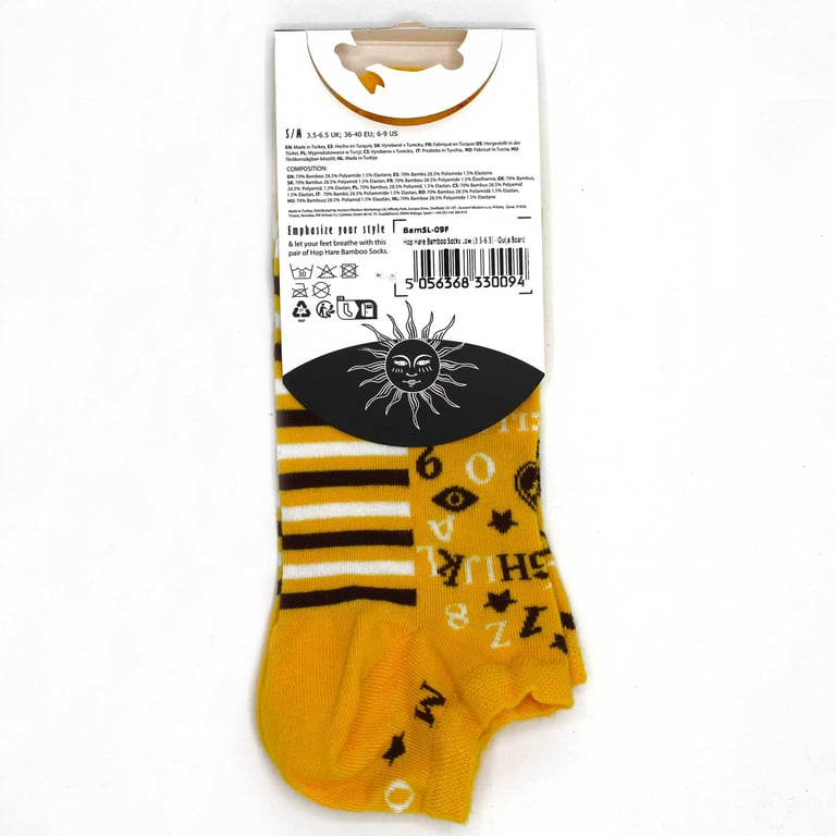 Bamboo Socks ML Hop Hare Low Cut Ouija Board Socks 7.5-11.5 Size